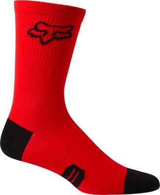 Fox Racing 6 Ranger Cycling Socks - Flo Red - S/M, Flo Red